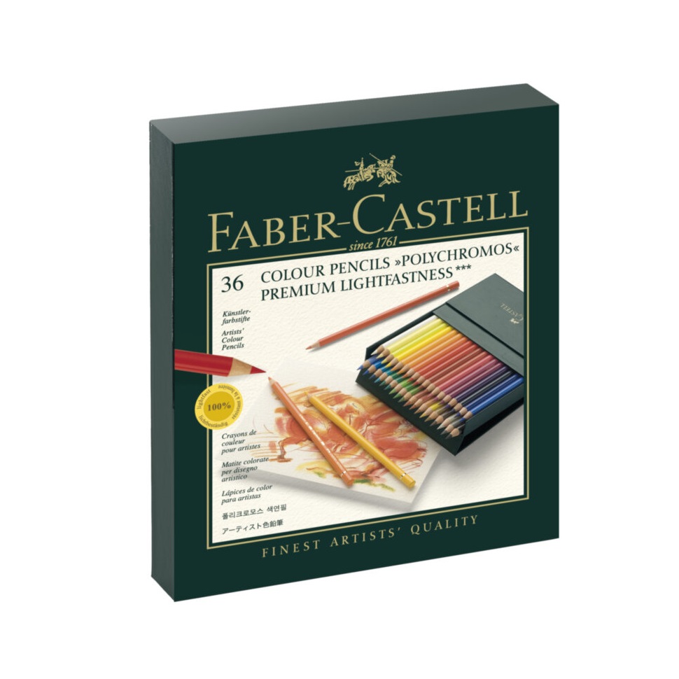 Цветные карандаши "POLYCHROMOS" 36 шт кожзам. упак