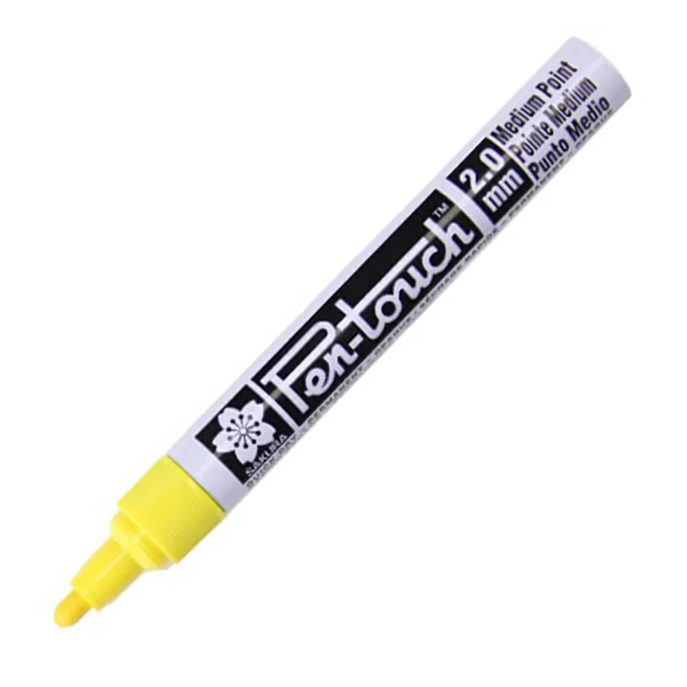 Маркер перманентный Pen-Touch M перо 2 мм