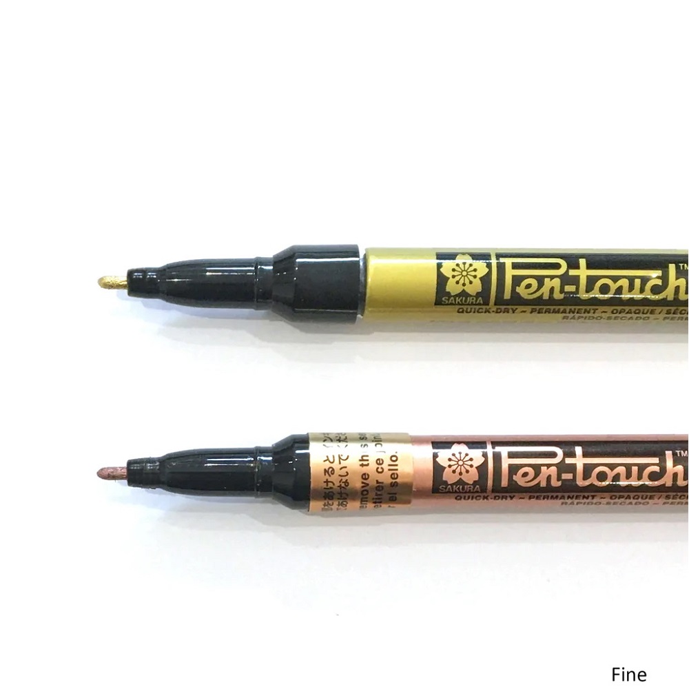 Маркер перманентный Pen-Touch F перо 1 мм