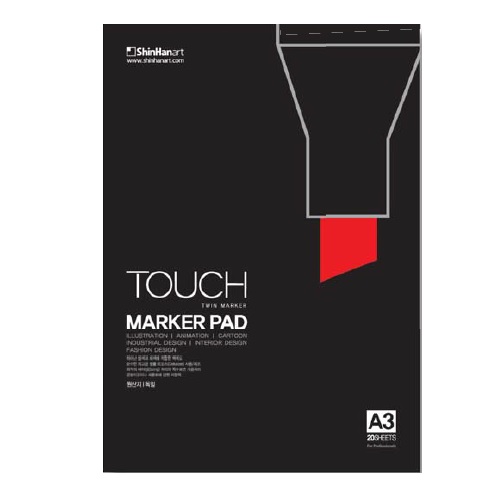 Альбом для рисования Touch Marker Pad A3, 20 л., 75 г/м.кв